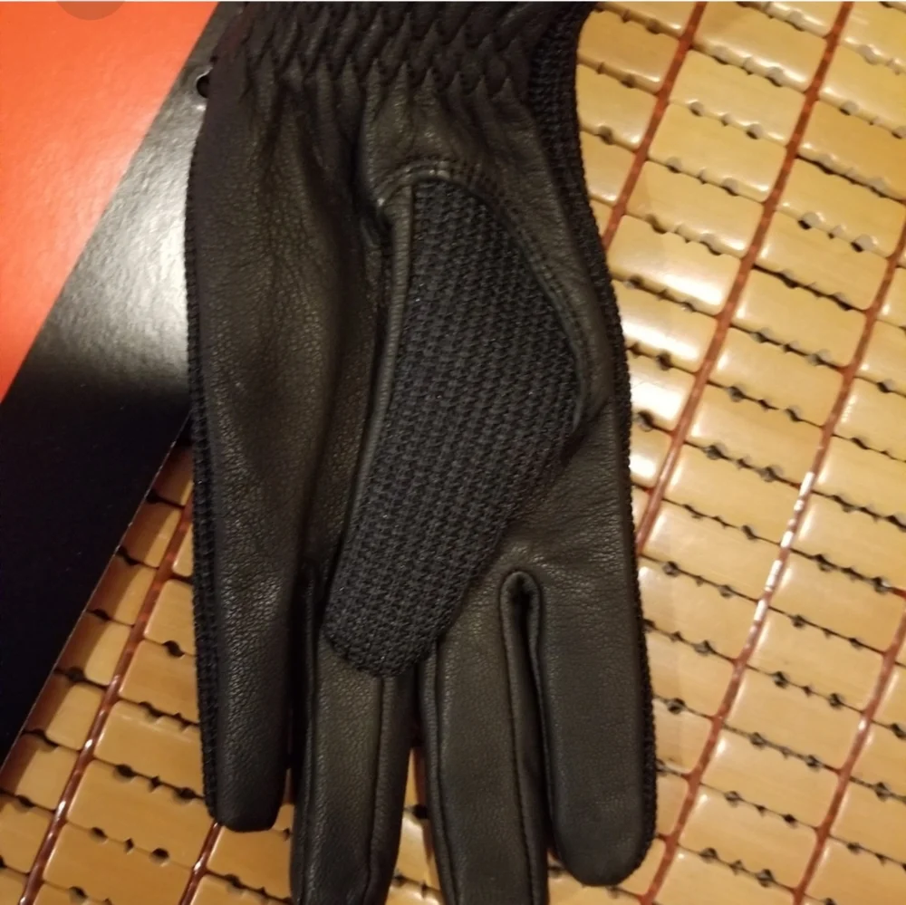 Spyder 100% leather palm gloves 1 PAIR pick medium - Picture 4 of 6